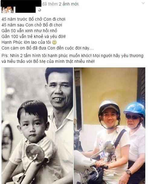 Hình ảnh người cha gần 100 tuổi đã giúp Minh Thuận hồi phục kỳ diệu - Ảnh 1.