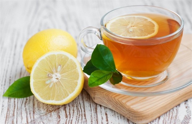 Image result for trà xanh, chanh