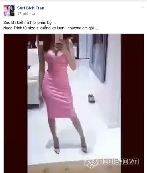 Ngọc Trinh bị bạn trai phản bội 0