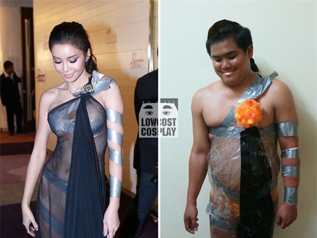 chet cuoi voi man cosplay cua chang trai thai lan hinh anh 1