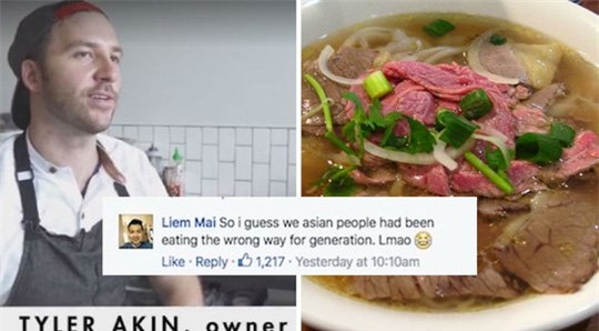 đầu bếp người Mỹ, đầu bếp người Mỹ hướng dẫn ăn phở, phở, cách ăn phở, phở việt nam, tạp chí ẩm thực điện tử Bon Appetit