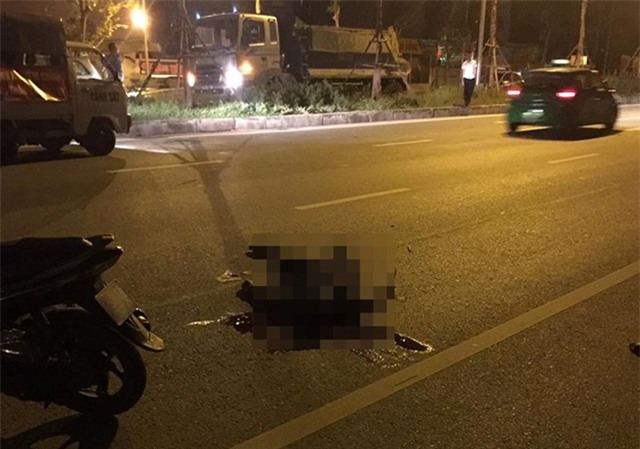 Trung uy cong an tu vong khi tuan tra luc rang sang hinh anh 1