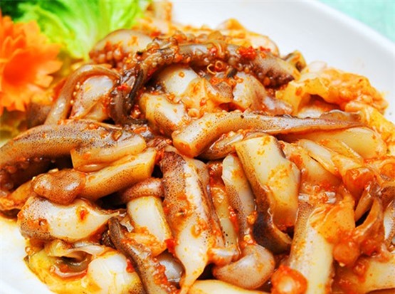 Mực và bạch tuộc nướng