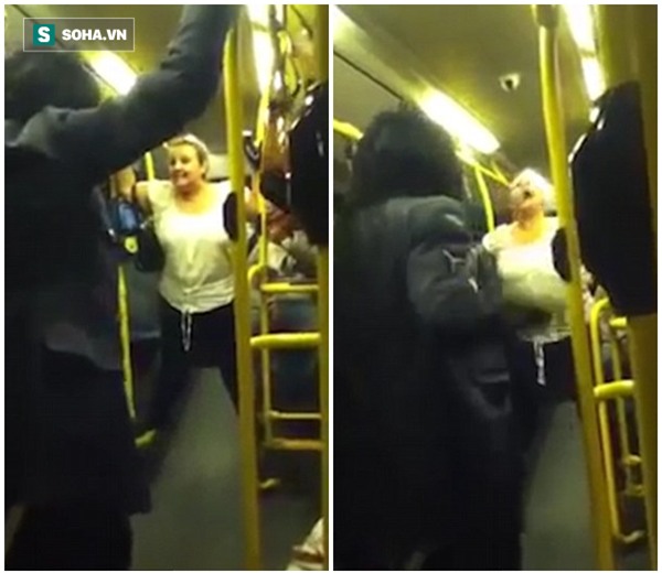 Người phụ nữ say xỉn hành hung người trên xe buýt gây phẫn nộ - Ảnh 2.