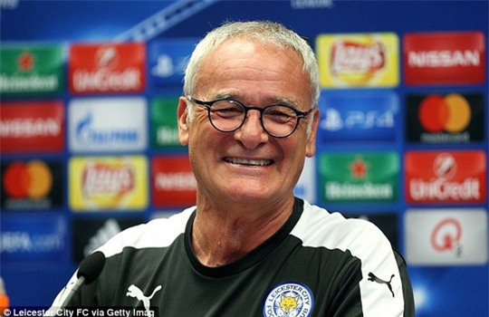 Thầy trò Ranieri háo hức ra mắt Champions League