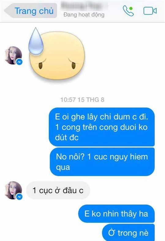 cô gái trẻ thẩm mỹ má lúm bị hỏng