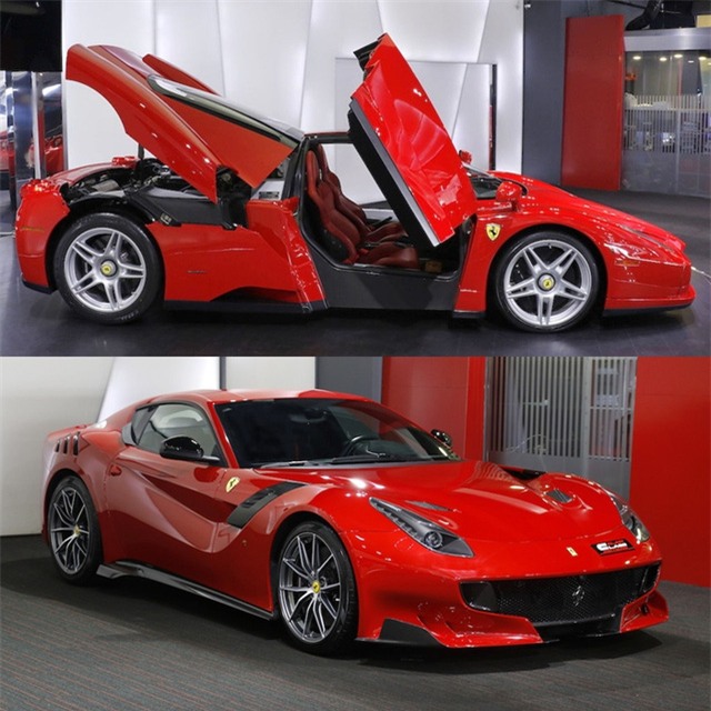 
Ngoài ra, đại lý này còn có hai chiếc siêu xe Ferrari hiếm khác là Enzo và F12 tdf. Số lượng sản xuất của 2 siêu xe này lần lượt là 339 và 799 chiếc trên toàn thế giới. Trước đó, 3 chiếc Ferrari Enzo khác tại đại lý Al Ain Class Motors cũng đã tìm thấy chủ nhân.
