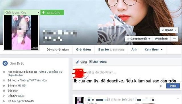Nu sinh Su pham goi hoi danh ban vi mau thuan tren Facebook hinh anh 2