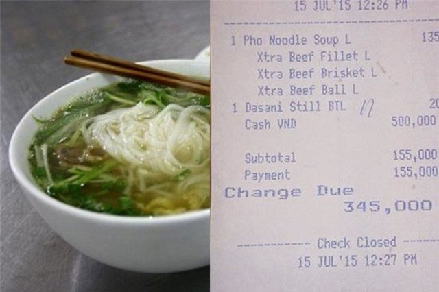 phở sân bay, sân bay Tân Sơn Nhất, ăn phở ở sân bay, chặt chém ở sân bay, dịch vụ phi hàng không,