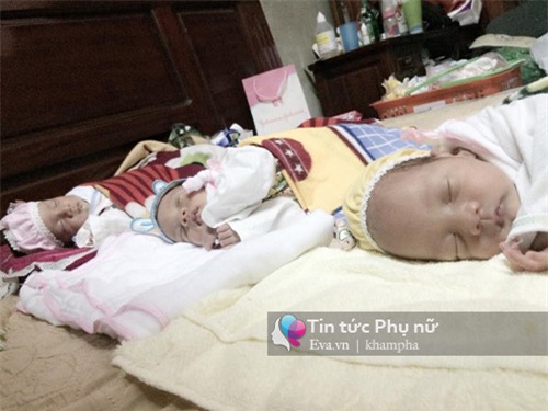 ba me 19 tuoi ke ve ca sinh 3 con nguyen trong boc oi hy huu nhat viet nam - 1