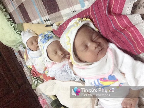 ba me 19 tuoi ke ve ca sinh 3 con nguyen trong boc oi hy huu nhat viet nam - 4