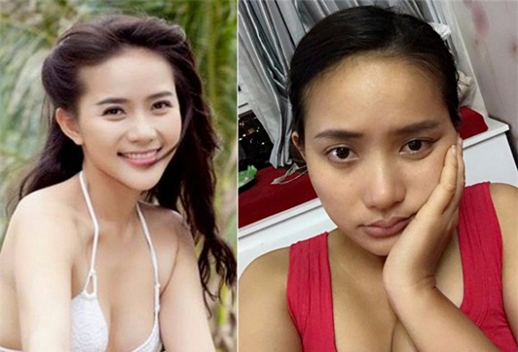 Sao Việt xuống sắc khi mang bầu  0