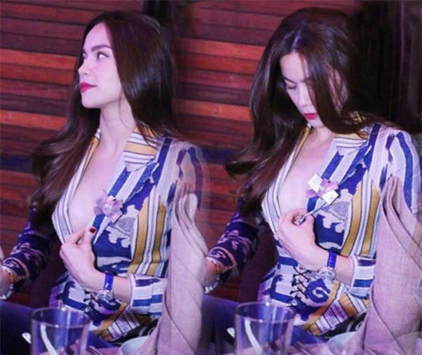 sao Việt chỉnh lại váy áo