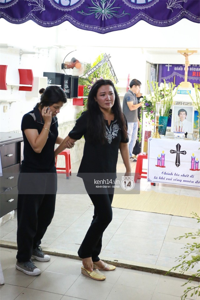 Sao Việt đau buồn đến viếng tang lễ nghệ sĩ Minh Thuận - Ảnh 10.