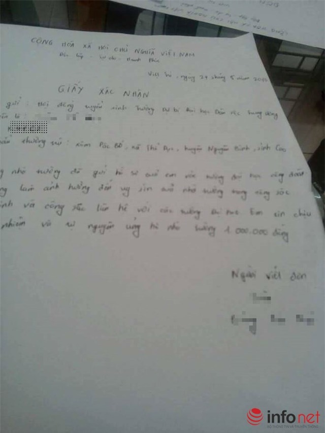 rut ho so phai nop cho truong dai hoc 1 trieu dong hinh anh 1