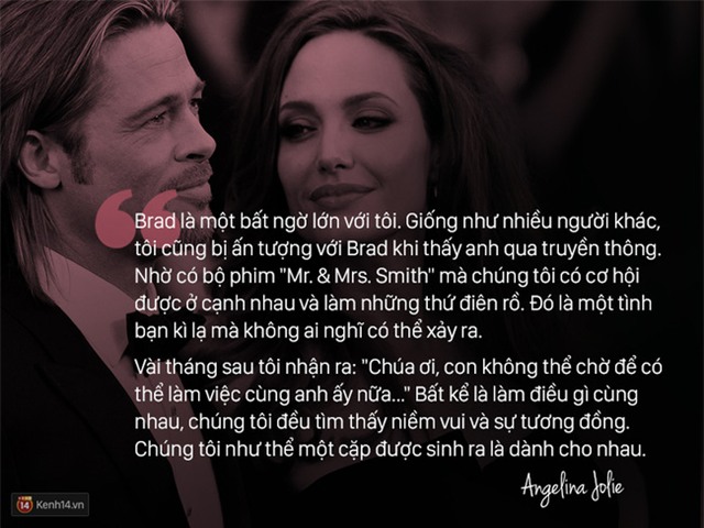 12 năm qua, Angelina đã luôn nói về Brad: Anh ấy không chỉ là tình yêu, anh ấy là mái ấm - Ảnh 2.