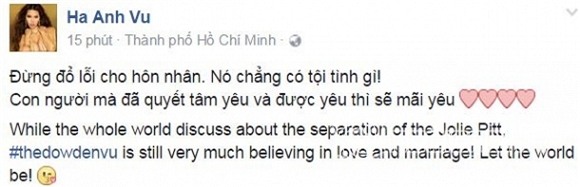 Sao Việt nói gì khi Angelina Jolie và Brad Pitt ly hôn 4