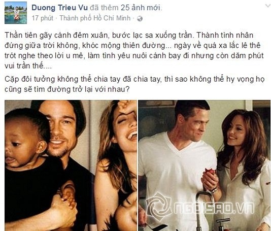 Sao Việt nói gì khi Angelina Jolie và Brad Pitt ly hôn 1