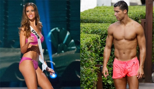 Cristiano Ronaldo hưởng sái hoa hậu từ đồng nghiệp quèn