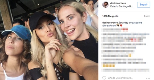 Desire khoe ảnh đến sân Bernabeu, một biểu hiện cho mối quan hệ của cô và CR7