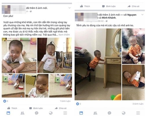 dang anh con len facebook, me viet ta hoa thay con bi nguoi la nhan vo - 2