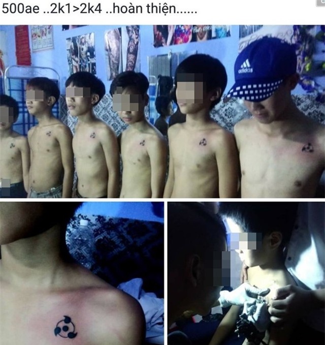 Nhom hoc sinh cap 2 tai Kon Tum cung xam hinh dong phuc hinh anh 1