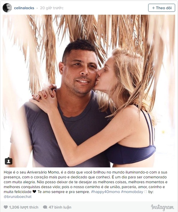 Bạn gái thiên thần chúc mừng sinh nhật khiến Ronaldo béo tan chảy - Ảnh 1.