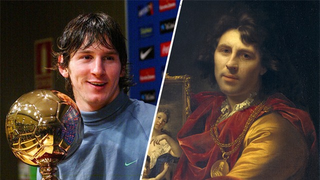 Sự giống nhau đáng kinh ngạc giữa Messi và họa sĩ Hà Lan nổi tiếng thế kỷ 17 - Ảnh 1.