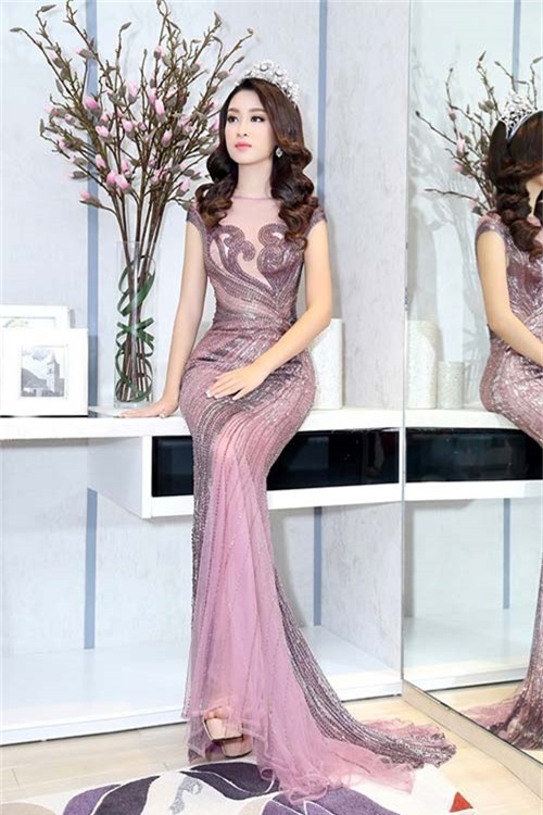 hoa hau my linh dep khong ty vet, khien ai cung phai nguoc nhin - 8