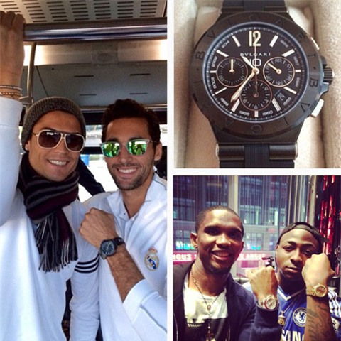 Samuel Eto’o và CR7 từng tặng đồng hồ đắt tiền cho đồng đội