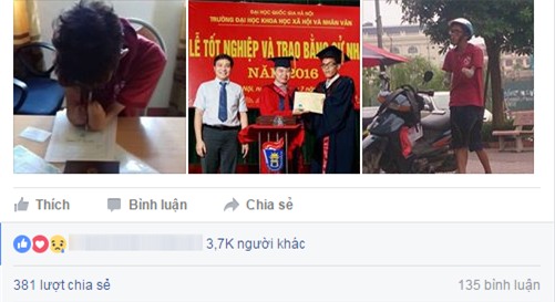 chàng shipper cụt tay đầy nghị lực