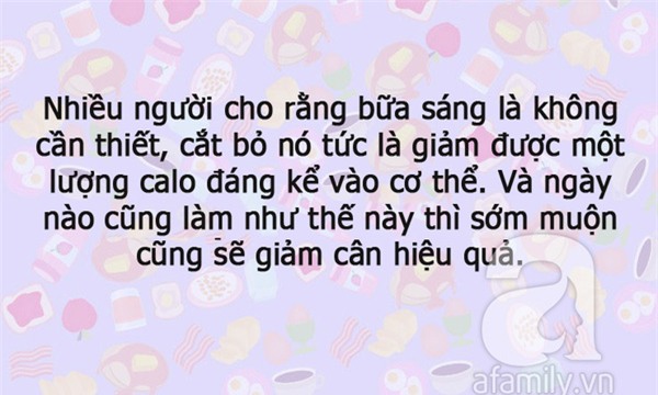 4 cách giảm cân sai lầm