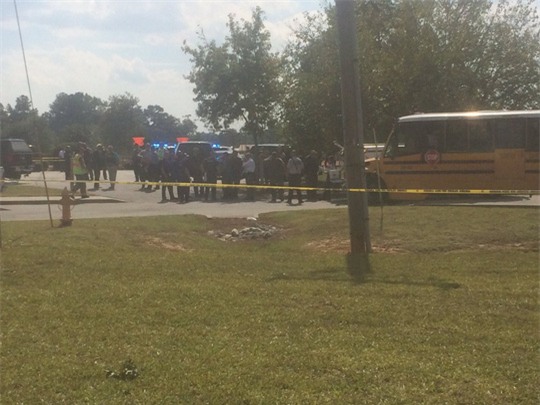 Hiện trường bị phong tỏa để điều tra. Ảnh: Twitter