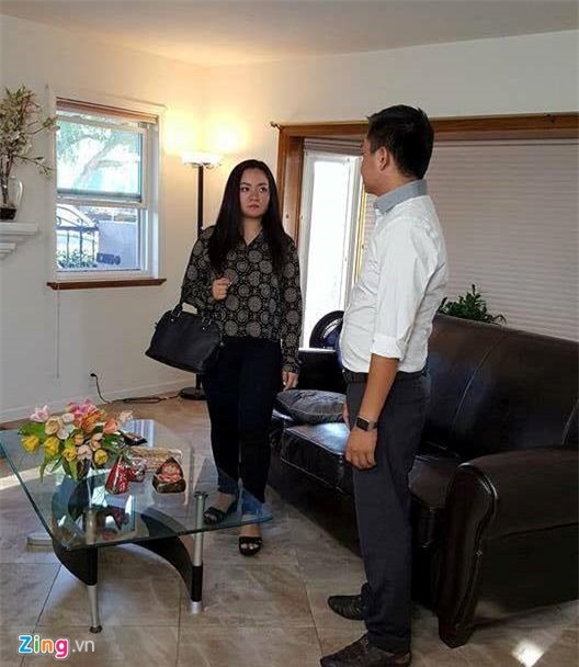 'Be' Xuan Mai da lay chong va sinh con o My hinh anh 1