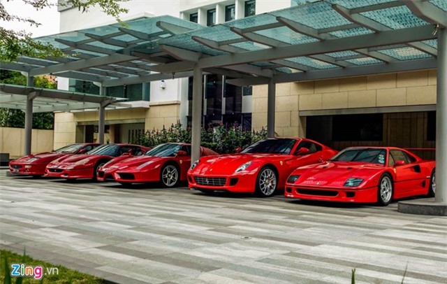 Dan sieu xe cua ty phu Singapore hinh anh 1