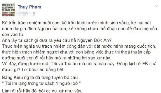 Ngọc Thúy nhắn đại gia Đức An và Phan Như Thảo 1