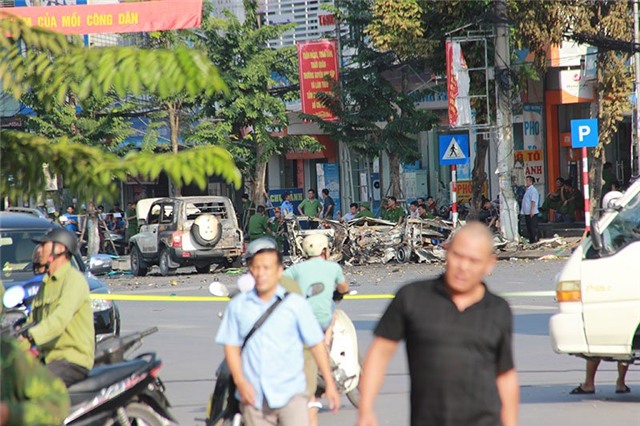 nổ ô tô ở Quảng Ninh, chết cháy, công an Quảng Ninh