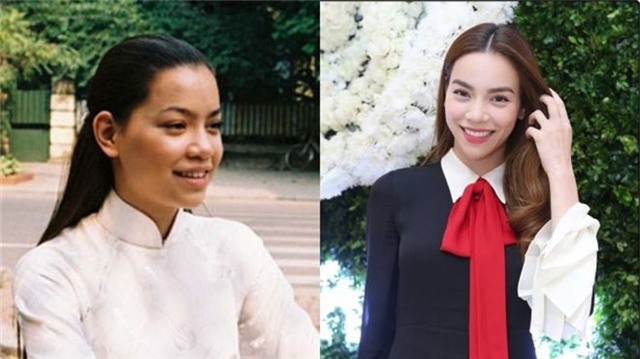 Nếu ngày xưa, Hồ Ngoc Hà sở hữu nước da ngăm đem, gương mặt hơi bầu bĩnh thì bây giờ cô đã khẳng định mình chính là “nữ hoàng sắc đẹp” của showbiz Việt.