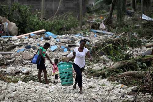 Cảnh hoang tàn và chết chóc ở Haiti sau cơn bão lịch sử Matthew - 5