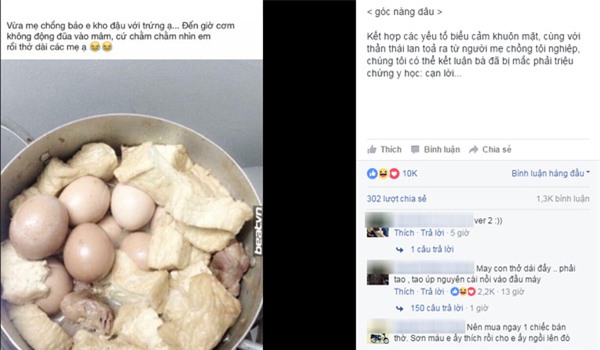 đậu kho trứng nguyên vỏ