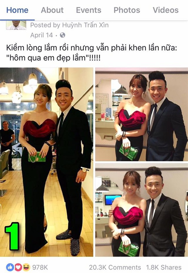 8 khoảnh khắc tình tứ của Trấn Thành và Hari được like nhiều nhất từ khi hẹn hò đến nay - Ảnh 1.