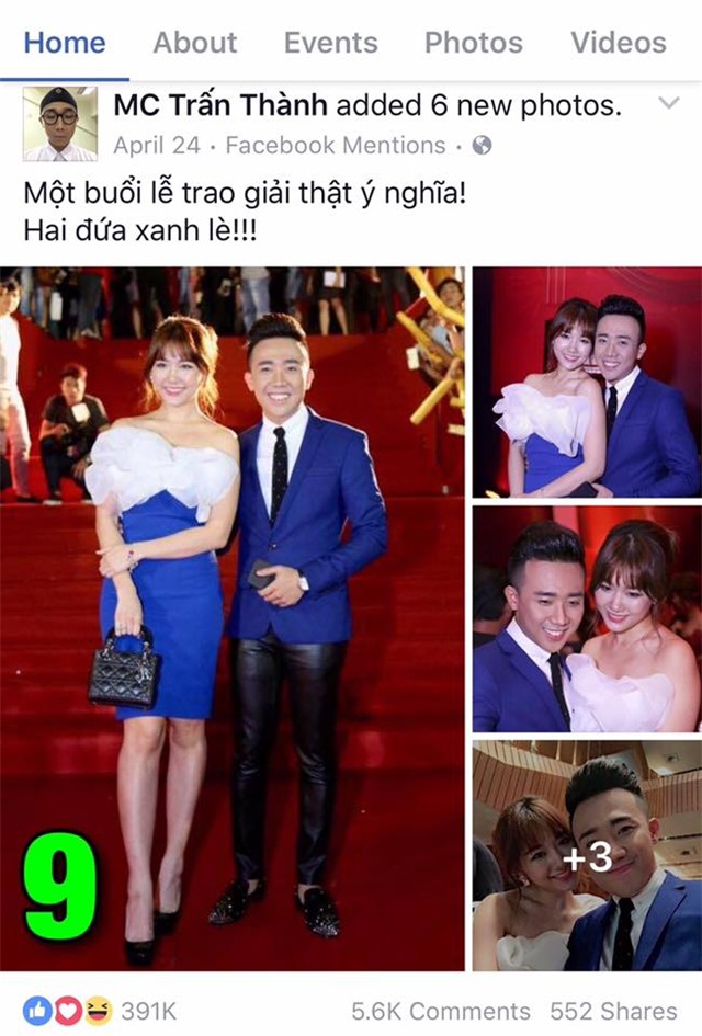 8 khoảnh khắc tình tứ của Trấn Thành và Hari được like nhiều nhất từ khi hẹn hò đến nay - Ảnh 7.