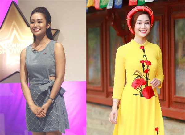 Các nữ MC, BTV của VTV duyên dáng muôn phần trong tà áo dài - Ảnh 9.