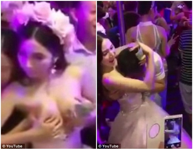 Sự thật về cô dâu kỳ quái cho quan khách sờ ngực để kiếm tiền đi du lịch trăng mật - Ảnh 2.