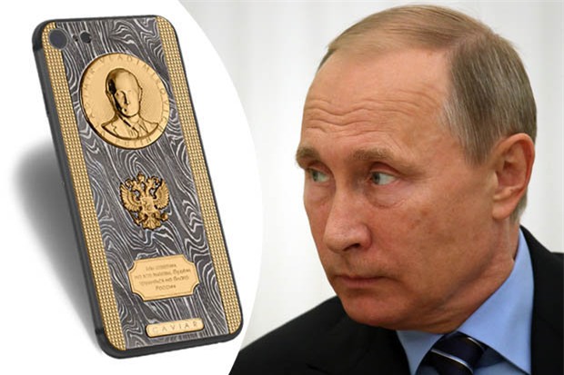Tổng thống Nga Vladimir Putin, Vladimir Putin, sinh nhật Putin, quà tặng Putin, iPhone Putin