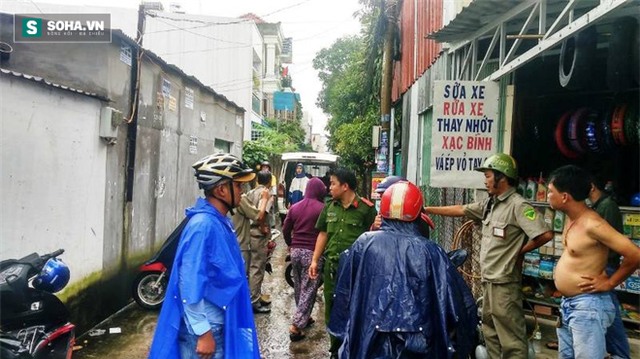 Bình chữa cháy nổ như bom ở Sài Gòn, một người chết tại chỗ - Ảnh 1.