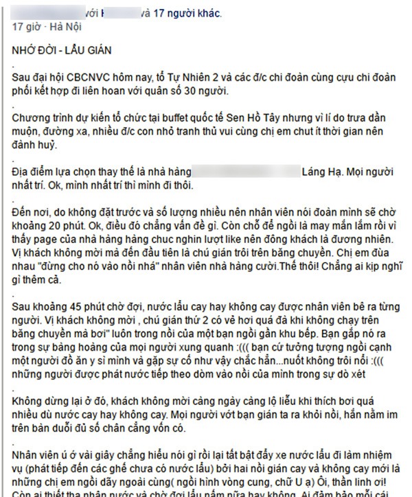 lẩu gián