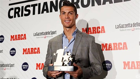 Ronaldo giành giải cầu thủ hay nhất Champions League 2015/16