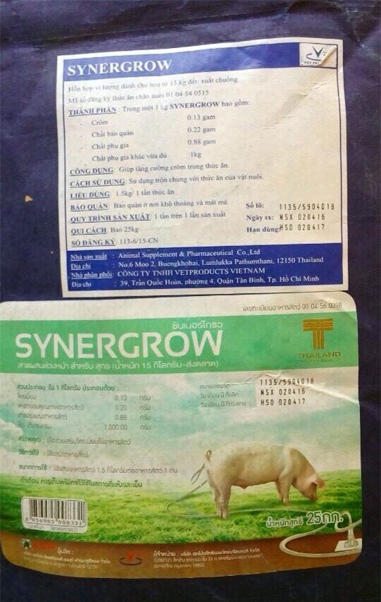 Cysteamine, chất cấm Salbutamol, chất tạo nạc, chất tăng trọng, thức ăn chăn nuôi, chất cấm, nuôi lợn, chất kích thích tăng trưởng