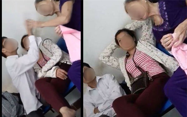 Phẫn nộ cảnh con trai đưa mẹ đi bệnh viện, tát và chửi mẹ:
